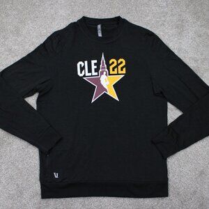 Vuori Cleveland Sweatshirt Mens Medium Black Ponto Performance NBA Cavs Pullover